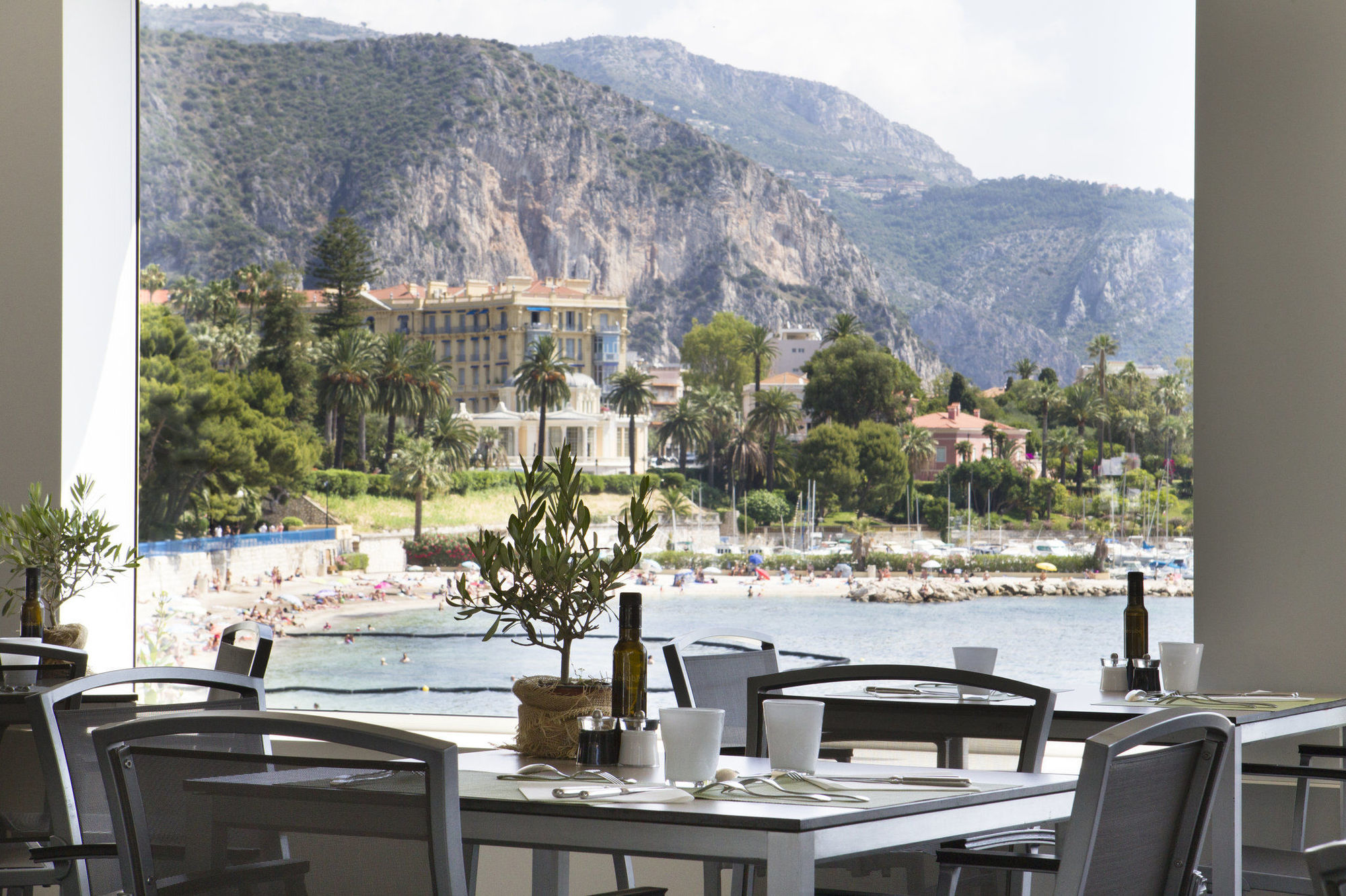 Hotel Royal-Riviera Saint-Jean-Cap-Ferrat Étterem fotó